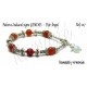 Pulsera Zodiacal Signo GÉMINIS. Elástica Dije Ángel. Z017GÉMINIS