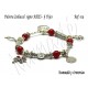 Pulsera Zodiacal Signo ARIES. Elástica 5 Dijes. Z019ARIES