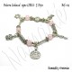 Pulsera Zodiacal Signo LIBRA. Elástica 5 Dijes. Z019LIBRA