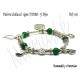 Pulsera Zodiacal Signo TAURO. Elástica 5 Dijes. Z019TAURO