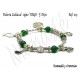 Pulsera Zodiacal Signo VIRGO. Elástica 2 Dijes Ángel. Z018VIRGO