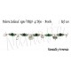 Pulsera Zodiacal Signo VIRGO. Elástica 5 Dijes. Z019VIRGO