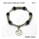 Pulsera Zodiacal Signo ACUARIO. Medalla Zodiacal. Z021ACUARIO