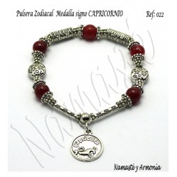 Pulsera Zodiacal Signo CAPRICORNIO. Medalla Zodiacal. Z022CAPRICORNIO