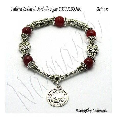 Pulsera Zodiacal Signo CAPRICORNIO. Medalla Zodiacal. Z022CAPRICORNIO