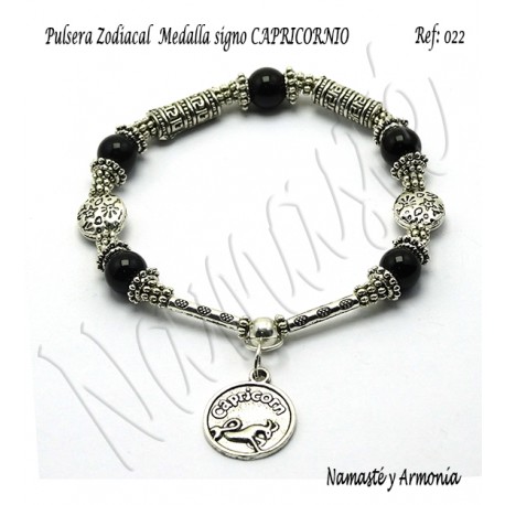 Pulsera Zodiacal Signo CAPRICORNIO. Medalla Zodiacal. Z022CAPRICORNIO2