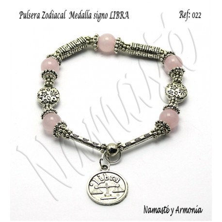 Pulsera Zodiacal Signo LIBRA. Medalla Zodiacal. Z022LIBRA