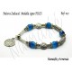 Pulsera Zodiacal Signo PISCIS. Medalla Zodiacal. Z022PISCIS