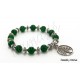 Pulsera Árbol de la Vida - 11 Piedras Jade Verde