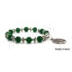 Pulsera Árbol de la Vida - 11 Piedras Jade Verde