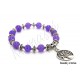 Pulsera Árbol de la Vida - 11 Piedras Jade Violeta